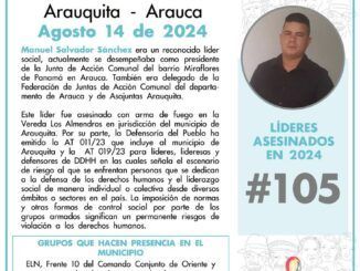 La guerra civil encubierta de Colombia llega hoy a los 105 asesinatos individuales y 42 masacres