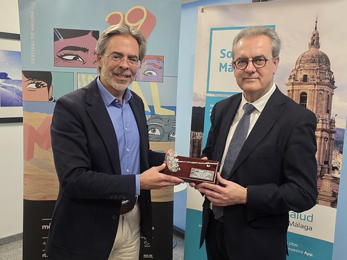 El Festival de Málaga y el Hospital Quirónsalud Málaga celebran juntos en un acto sus 14 años de colaboración